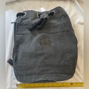 Kitsunebjj Barrage Dark Gray Drawstring Gear Bag